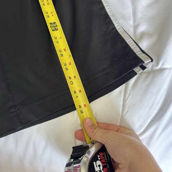 VTG 90s Adidas Joggers Sweatpants Mens Size Large Drawstring Black Pockets Ankle - Picture 7 of 8